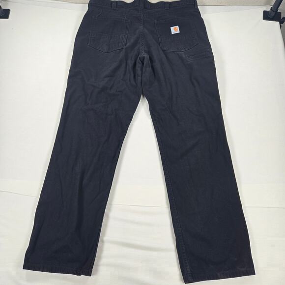 Carhartt 5 Pocket Relaxed Fit Rugged Flex Canvas Pants‎ in Black Size 38 - Picture 9 of 10